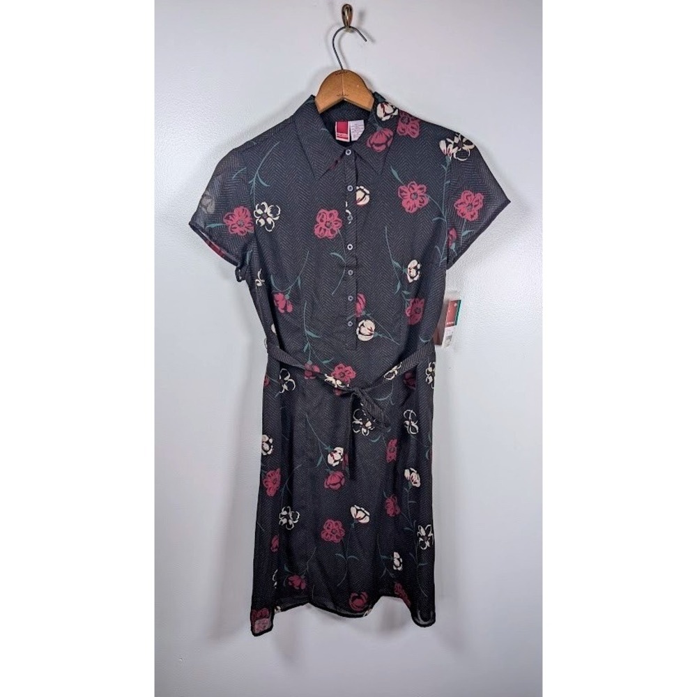 Vintage 90s‎ Grunge Dress Merona Womens Medium Whimsigoth Twee Indie Skater  NEW